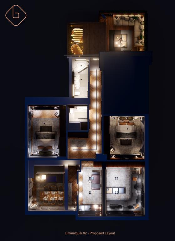 Le Bijou Lq82 Spectacular Limmatview Penthouse Apartment ซูริก ภายนอก รูปภาพ